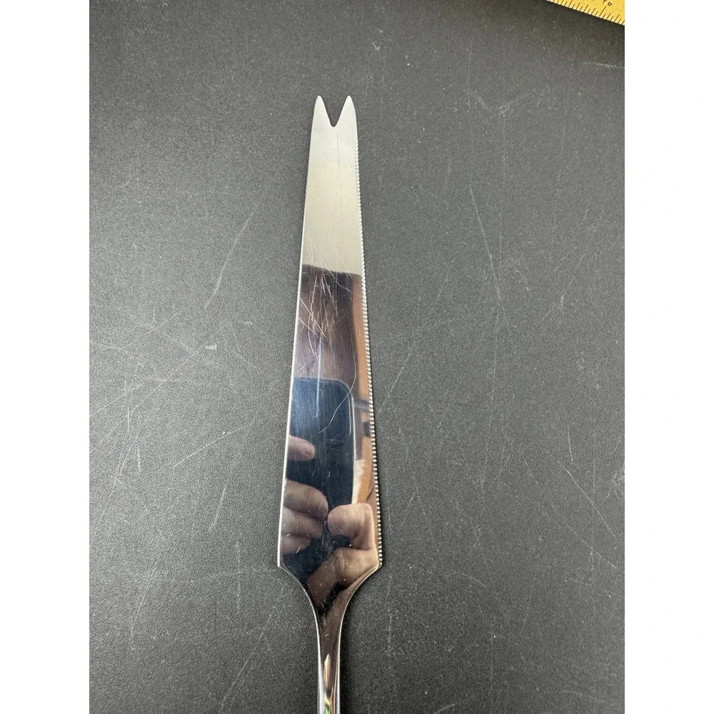 Vintage MCM Hand‎ forged Capri Carving set